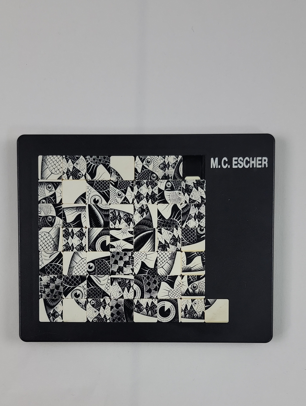 M.C. Escher Black & White Puzzle Art Plaque